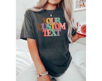 Add Your Own Text, Personalized T-Shirt, Custom T-shirt, Customized T-Shirts, Custom Text on Shirt, Custom Men, T-Shirt