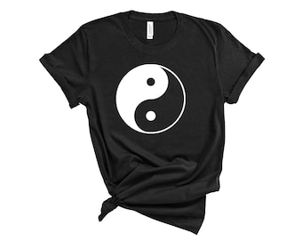 Camisetas del Ying Yang, camisetas lindas, camisetas del Ying Yang para hombres y mujeres