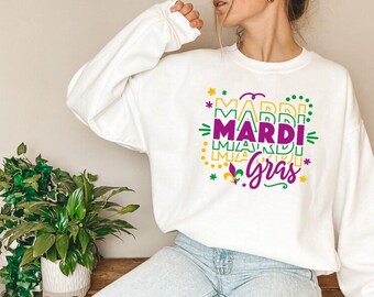Mardi Gras Day Shirt, Fat Tuesday Shirt, Flower de luce Shirt, Louisiana Shirt, Saints New Orleans Shirt, Mardi Gras Shirt, Saints Shirt,