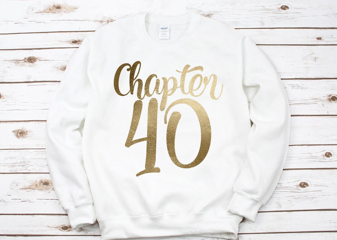 Hello 40 Heart, Chapter 40, 40th Birthday, 40th Birthday Gift for Her ...
