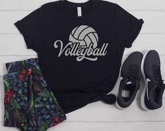 Camiseta de voleibol personalizada - Camiseta de voleibol con tu nombre - Camiseta de voleibol - Camiseta del día del juego - Camiseta de la temporada de voleibol, camiseta gráfica de voleibol