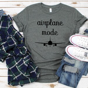 Airplane Mode shirt, Family Shirts, Travel Shirt, Vacation Shirt, Fun Tees, Adventure Shirt, Trip Shirt, image 3