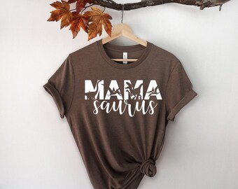 Don't mess with mama Mamasaurus Shirt, Mother's Day Gift--Mama Shirt-Dinosaur Shirt,Gift for New Mom-Baby Shower Gift,Dinosaur Mom Shirt