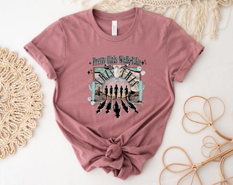 Shirt western cowgirl, shirt countrymuziek, westernshirt, shirt country meisje, shirt Pretty Girls Walk Like, shirt country