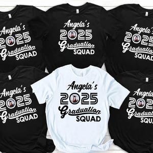 Custom Photo Graduation Squad Shirt, Custom Photo Senior Shirt, Graduation Shirt, Custom Senior Shirt, Custom Graduation Family Shirt