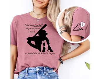 Customized Baseball Mom Shirt, Baseball Aunt Shirt, Grandma Shirt, Custom Baseball Shirt, Baseball Mom Shirt,  Your Name Baseball Shirt,