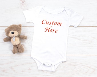 Add Your Own Text, Custom T-shirt, Personalized T-Shirt, Custom Text on Shirt, Custom Baby Kids Girl and Boy T-Shirt, Custom Women Tee