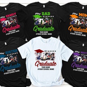 Custom Photo Graduation Shirt, Custom Photo Senior Shirt, Graduation Shirt, Custom Senior Shirt, Graduation Sweatshirt,Family Graduation Tee