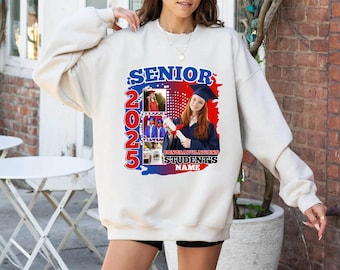 Camiseta de graduación con foto personalizada, camiseta de graduación con foto personalizada, camiseta de graduación, camiseta de graduación personalizada, sudadera de graduación, camiseta de graduación familiar