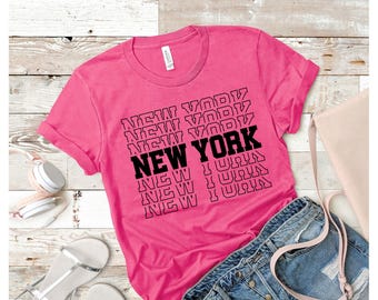 New York City Shirt For Women, New York T-shirt,  New York Lover Gift, NYC Gift, East Coast Shirt, New Yorker Tee,NYC Shirt For Women