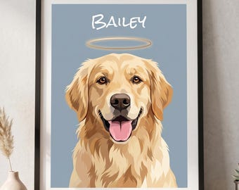 Custom Pet Portraits, Personalized Dog Portraits, Digital Download Cat Portraits, Custom Dog Portraits, Custom Pet Drawing Poster