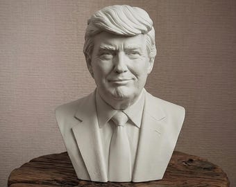 Custom 3D Portrait Bust from Photo, Funny Celebrity Custom 3D Printed Portrait Sculpt Gift, Personalized 3D Statue from Photo 3D Sculpture