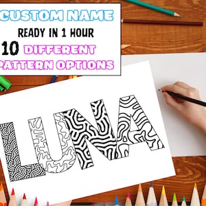 Name Coloring Pages, Classroom Coloring Pages, Names Students Coloring Pages, Teacher Coloring Pages, Custom Pattern Name Coloring Sheets