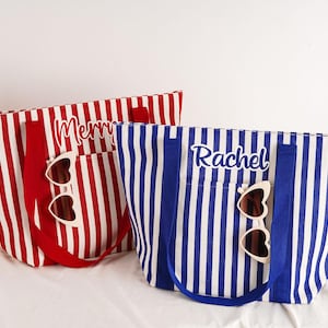Sac fourre-tout en toile personnalisé, sac fourre-tout prénom personnalisé, pochette cadeau de demoiselle d'honneur, cadeau EVJF, cartable, cadeau pour elle, cabas personnalisé