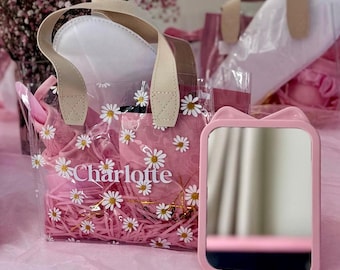 Personalised Sleepover Kit - Custom Slumber Party Favours, Girls Spa Set, Birthday Gift for Tween Girls, 6 - 13 year old Girls Party