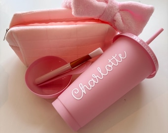 Personalised Slumber Party Favors — Girls Sleepover Spa Kit, Birthday Pamper Bag, Tween Party Gift