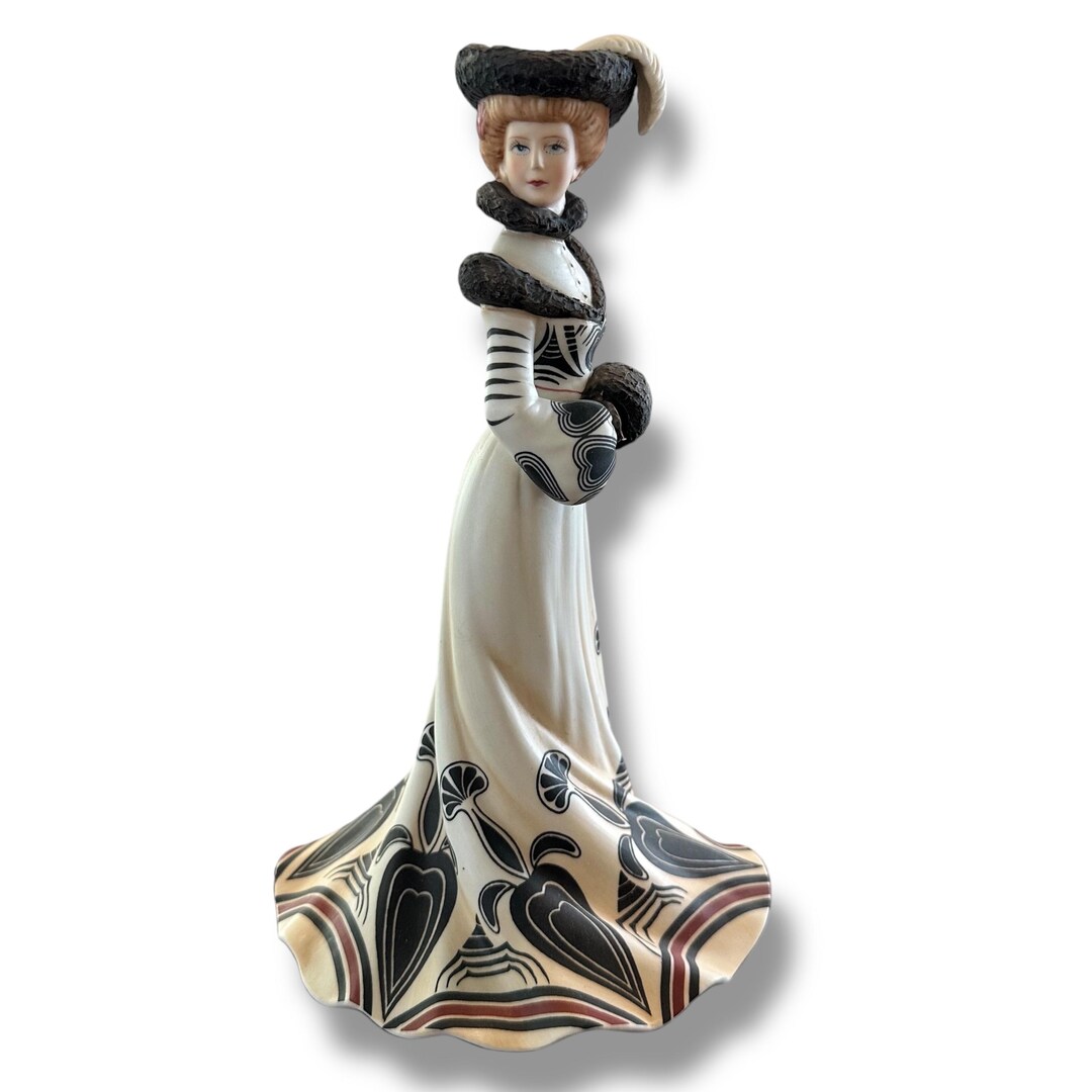 Figurine Lenox 1994 Thé Au Ritz - Porcelaine Fine Peinte à La Main, édition Limitée