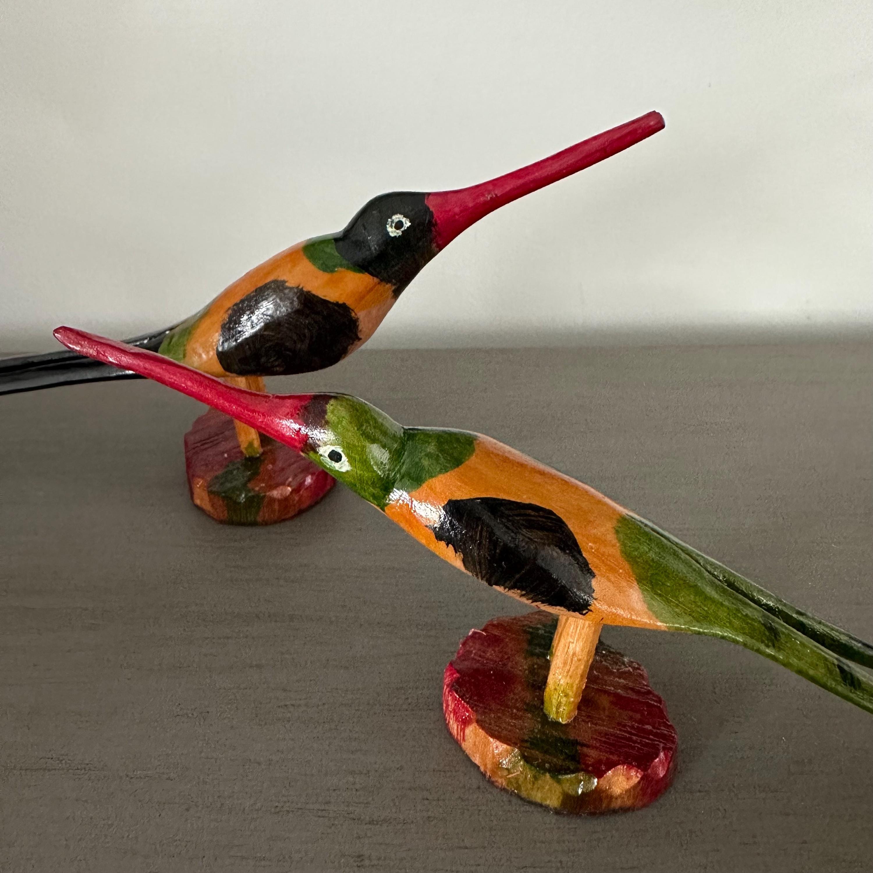 Jamaican 木彫りの鳥　ジャマイカ　ハンドメイド Wood Etsy - Bird 置物