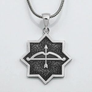 Silver Arrow Necklace, Dainty Sterling Silver Pendant, Handmade Boho Jewelry, Minimalist Mythology Necklace, Gift for Her