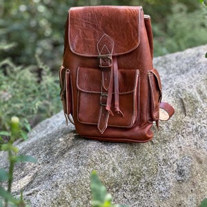 Leather Backpack