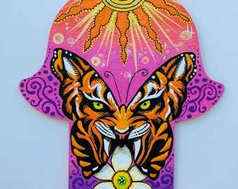 Sun Butterfly Tiger Daffodil Hamsa Hand