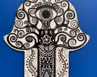 Evil Eye Tree of Life Hamsa Hand