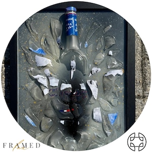Fancy Goose / Bottiglia d&#39;arte fatta a mano / Regalo perfetto per gli amanti della vodka / Pezzo di decorazione artistica di lusso per il bar