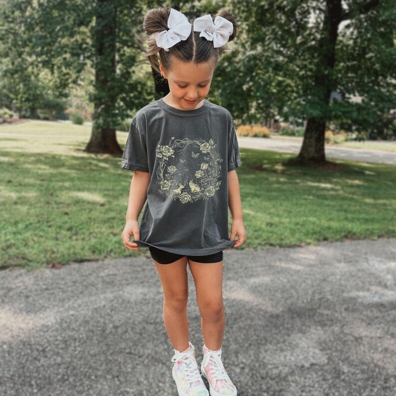 Comfort Colors Forestcore T-Shirt: Vintage Woodland Animals Graphic Tee image 9