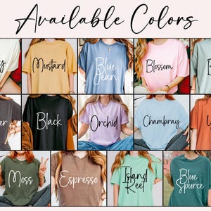 Maglietta con lupo acquerello Comfort Colors / T-shirt con grafica lupo vintage, maglietta con animaletto acquerello, regalo per gli amanti della natura, maglietta con arte astratta immagine 10