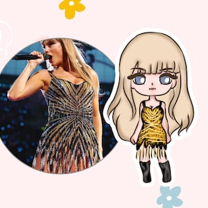 Eras Tour Outfit Sticker Collection Fearless
