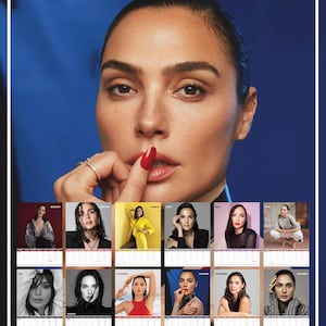 Gal Godot 2025 Calendar - Etsy