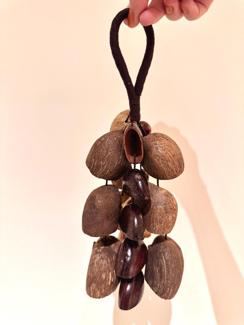 Natural Hand Shaker With 23 Tropical Seeds | Sound Healing Accessory ...