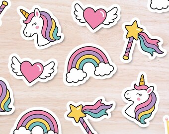 Unicorn Party Confetti, Unicorn Birthday Decorations, Rainbow Party Decor, Magical Table Scatter, 100 Pieces