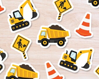 Construction Party Confetti, Construction Birthday Decorations, Dump Truck Party Decor, Construction Table Scatter, 100 Pieces