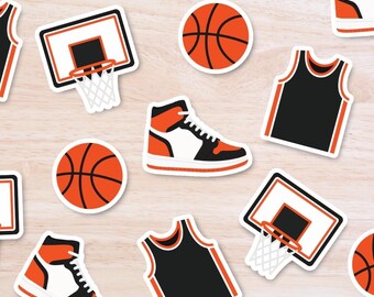 Basketball Party Confetti, Basketball Birthday Decorations, Basketball Table Scatter, Sports Party Decor, 100 Pieces