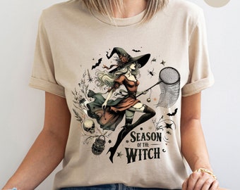 Season of the Witch T-shirt, Retro Halloween Vibes
