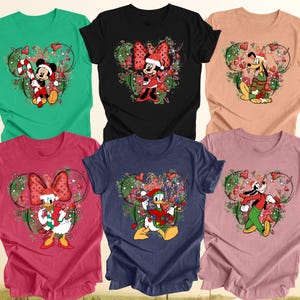 Disney Mickey and Friends Christmas Shirts, Disneyland Xmas Holiday Shirt, Christmas Sweatshirt, Disneyland Family Matching Christmas Shirts
