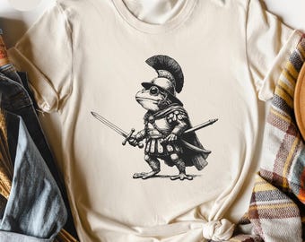 Funny Frog Shirt, Roman Soldier Frog Meme Shirt, Vintage History Humor Tee, History Meme shirt
