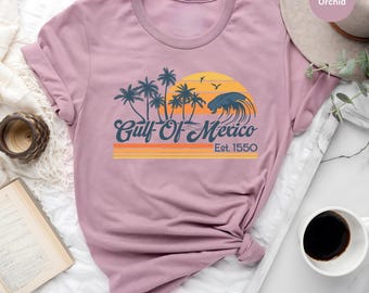 Gulf of Mexico Shirt Gulf Coast Shirt Gulf of Mexico Gift for Mexico Lover Gulf of Mexico Gift Tee, American Gulf of Mexico Shirt