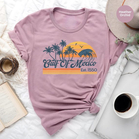 Gulf of Mexico Shirt Gulf Coast Shirt Gulf of Mexico Gift for Mexico Lover Gulf of Mexico Gift Tee, American Gulf of Mexico Shirt