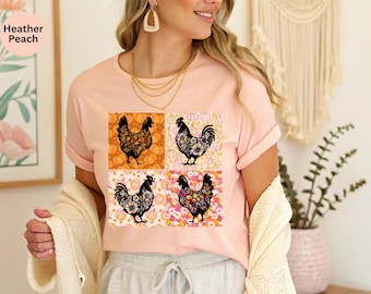 Chicken Shirt, Farm Chicken Shirt, Fall Chicken Shirt, Chicken Lovers Shirt, Funny Farmer Farm Shirt, Farm Life Shirt, Animal Lovers Shirt