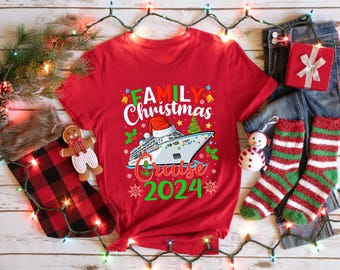 Christmas Cruise 2024 Shirt, Christmas Cruise Shirt, Family Christmas Cruise Shirt, Christmas Family Vacation Shirt, Family Matching Shirts
