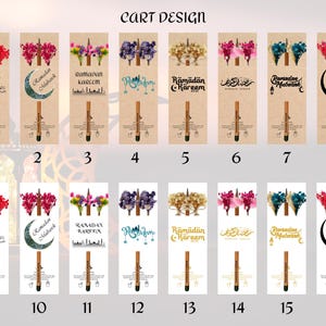 Cartes crayon personnalisées pour l'Aïd, cartes Ramadan, cadeaux islamiques, cartes de prière et cadeaux musulmans pour un joyeux Ramadan et un joyeux Ramadan !
