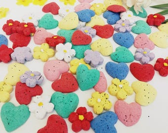 Personalisierte Wildblumen Samen Papierformen: Umweltfreundliche Bevorzugungen