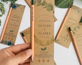 Personalized Plantable Seed Pencils: Eco-Friendly Graduation Favors