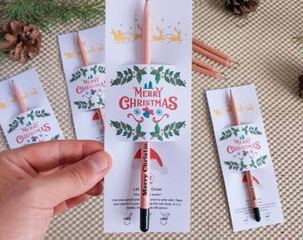 Lápiz de semillas plantables: regalos navideños ecológicos
