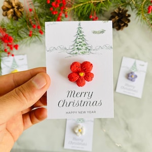Christmas Plantable Seed Paper Favors – Personalized Wildflower Gifts-noel