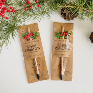 Personalized Christmas Gifts: Flower Seed Pens - Party Favors