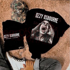 Riposa in pace Ozzy Osborne PNG / , principe delle tenebre, mamma sto tornando a casa, SVG,