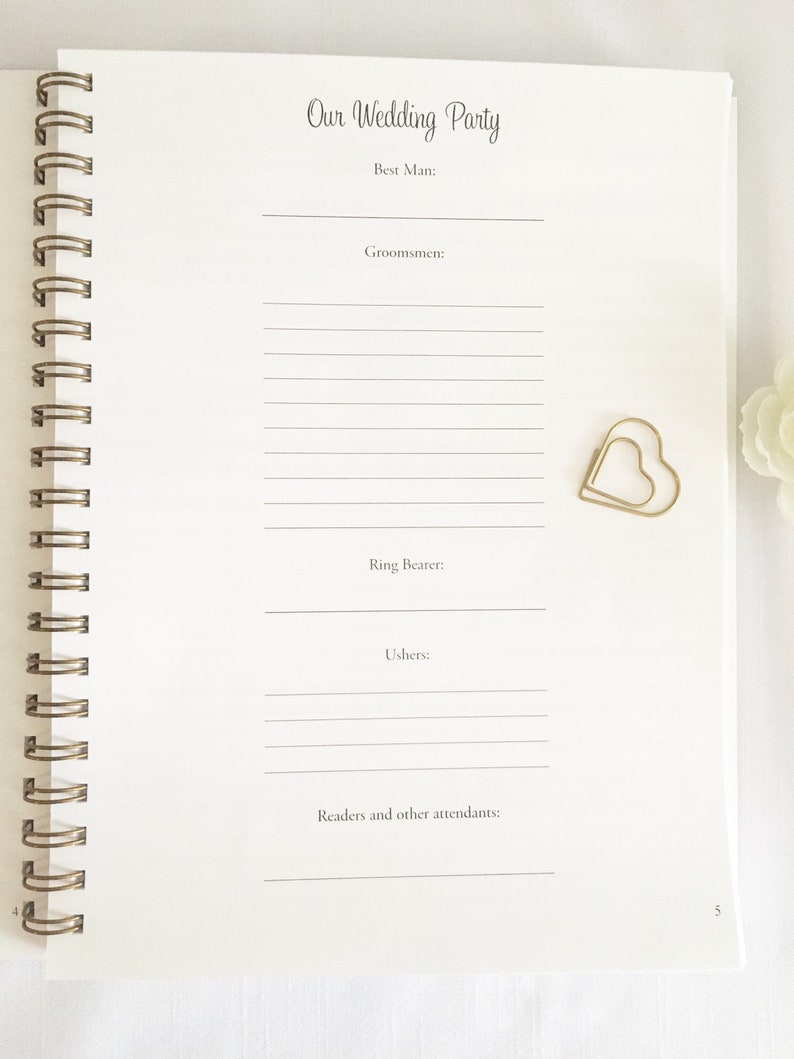 Wedding Planner Book Wedding Planners Wedding Planner Etsy